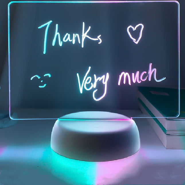 3D Acrylic Panel LED Handwritten Message Board