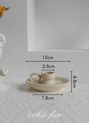 Simplicity Ceramic Vase Dry Flower Arrangement Home Decoration Ornament Living Room Display Art Vases