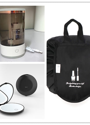 Women Eye Shadow Brush Cleaning Tool Portable Electric Makeup Brush Cleaner Machine With USB Charging Automatic Cosmetic Brush