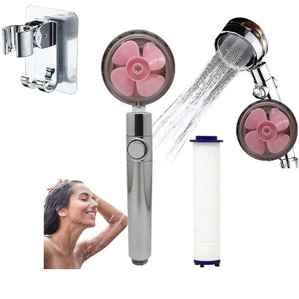 High Pressure Handheld Shower Head with Stop Button