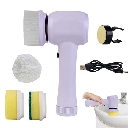 Electric Cleaning Brush – Cordless Rechargeable Spin Scrubber