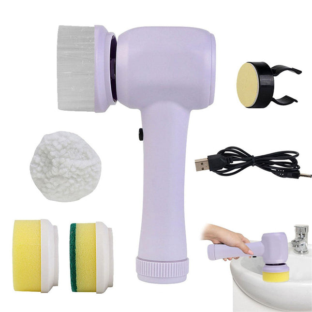 Electric Cleaning Brush – Cordless Rechargeable Spin Scrubber