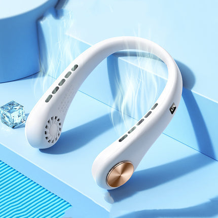 Portable Rechargeable Bladeless Mini Neck Fan Cooler