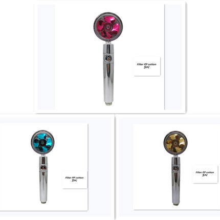 High Pressure Handheld Shower Head with Stop Button