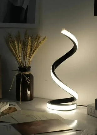 LED Spiral Table Lamp - Touch