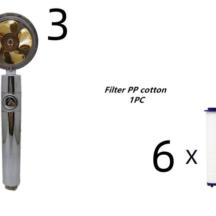 High Pressure Handheld Shower Head with Stop Button