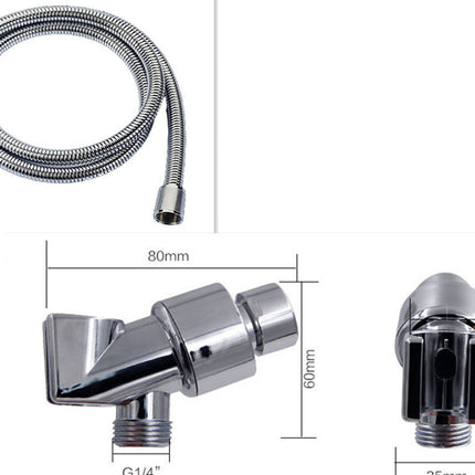 High Pressure Handheld Shower Head with Stop Button