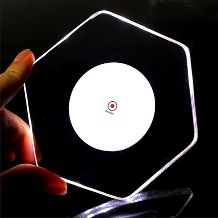 Acrylic LED Light-Up Glow Bar Coaster Stand