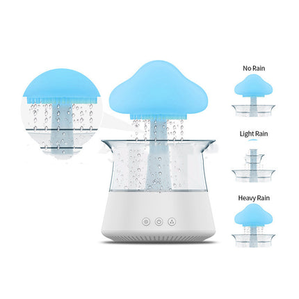 Ultrasonic Atomizing Cloud And Rain Humidifier Wood Grain