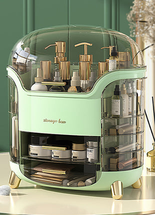 Luxury Makeup Organizer – Desktop Skincare & Lipstick Storage Case