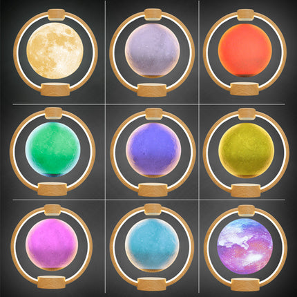 Maglev Floating Moon Light Bluetooth 3D Stereo Speaker