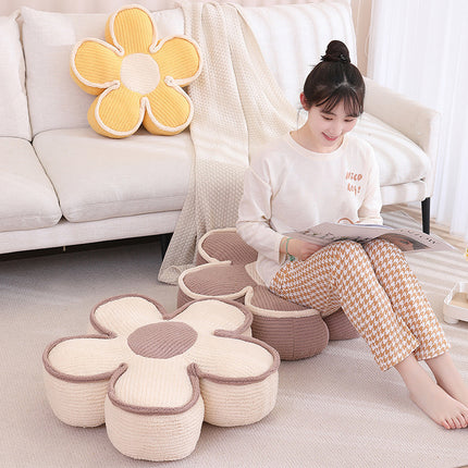 Thick Floral Tatami Floor Futon Cushion Pad
