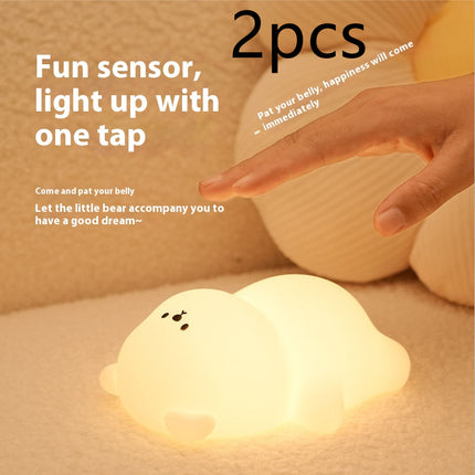 Colorful Timing Atmosphere Silicone Light - USB Rechargeable LED