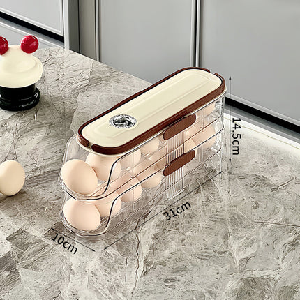 SmartRoll™ Multi-Layer Egg Organizer Box