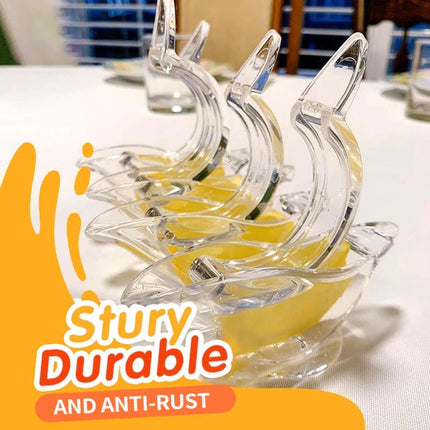 Transparent Acrylic Bird-Shaped Manual Lemon Juicer Squeezer