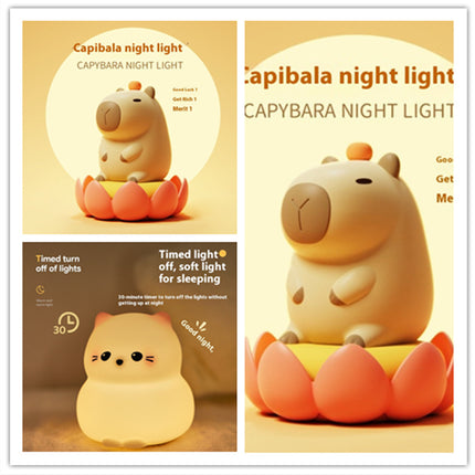 Colorful Timing Atmosphere Silicone Light - USB Rechargeable LED