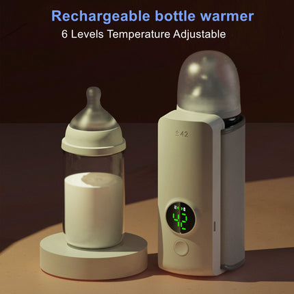 Portable USB Rechargeable Wireless Baby Bottle Warmer Sleeve