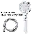 Silver / Shower 1.5m encryption tube