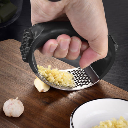 EasyCrush™ Arc-Press Stainless Steel Garlic Masher