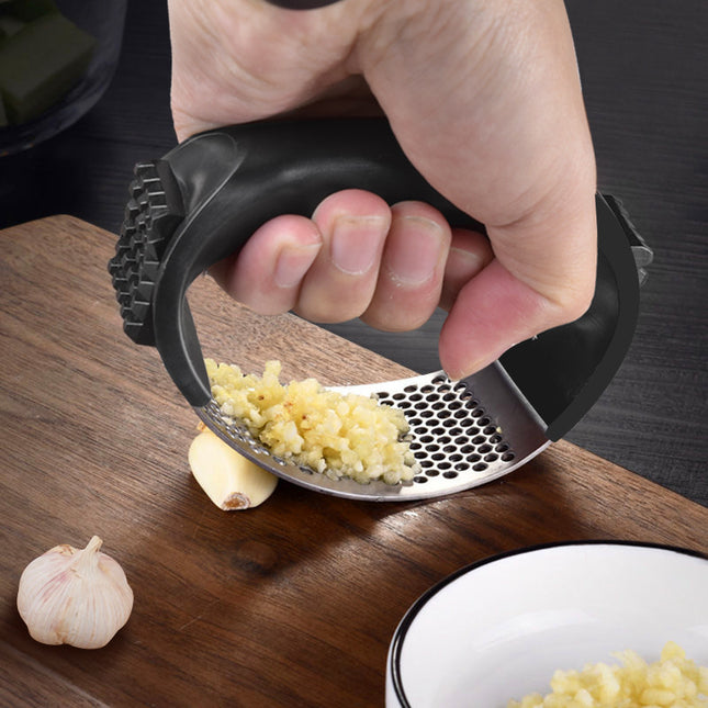 EasyCrush™ Arc-Press Stainless Steel Garlic Masher
