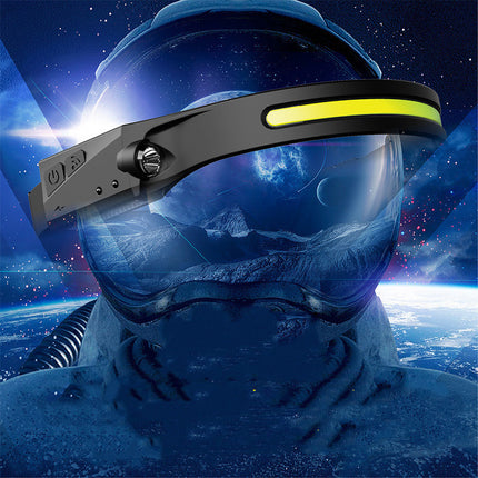 USB Rechargeable Waterproof COB LED Camping Headlamp
