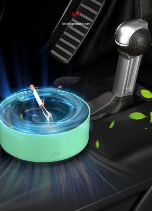 Air Purifier Ashtray Intelligent Electronic Ashtray For Filtering Second-Hand Smoke From Cigarettes Remove Smoking Home Office