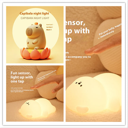 Colorful Timing Atmosphere Silicone Light - USB Rechargeable LED