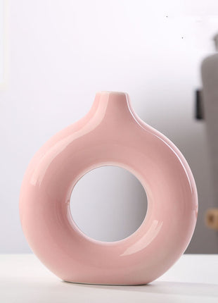 New Style Biscuit Vase Frosted Particle Flower Arranging Device