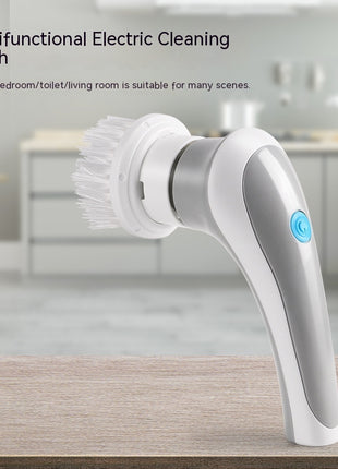 Electric Cleaning Brush 4 In 1 Spinning Scrubber Handheld Electric Cordless Cleaning Brush Portable