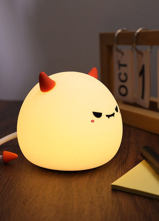 USB Rechargeable LED Colorful Timing Atmosphere Silicone Light