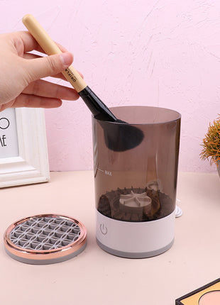Women Eye Shadow Brush Cleaning Tool Portable Electric Makeup Brush Cleaner Machine With USB Charging Automatic Cosmetic Brush