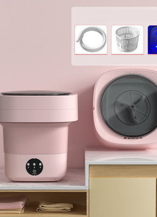 Mini Foldable Washing Machine Portable Mini Socks Underwear Panties Washing Machine Big Capacity 3 Models With Spinning Dry Gadgets