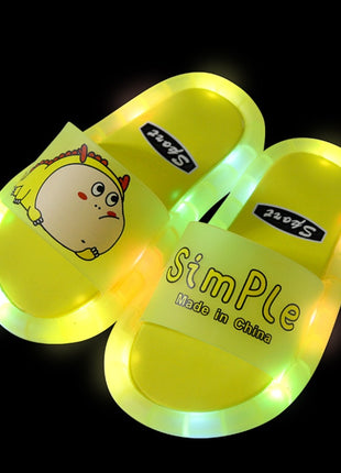 Children's Glowing Cartoon Dinosaur Slippers