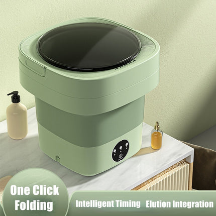Mini Foldable Washing Machine – 6.5L Portable Washer & Spin Dryer