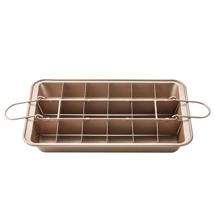 Thickened Solid Bottom Square Brownie Baking Pan