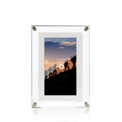 Vertical Digital Photo Frame with Battery and USB-C
