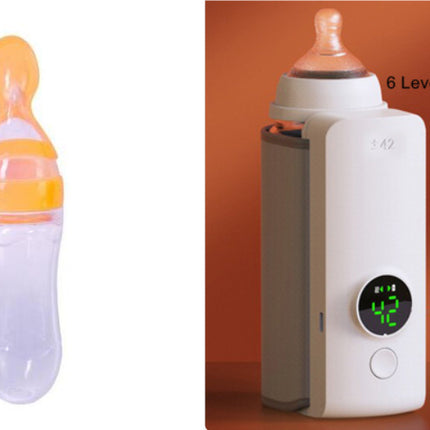 Portable USB Rechargeable Wireless Baby Bottle Warmer Sleeve