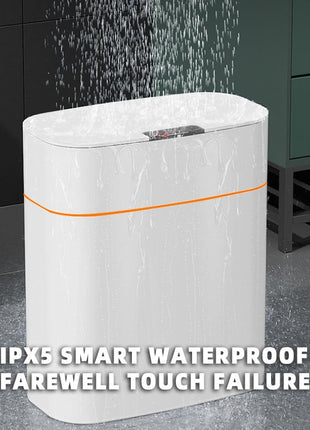 Smart Trash Can With Lid For Bedroom And Living Room Kitchen Storage Box Trash Can Induction Small Car Box Automatic Smart Dustbin Smart Trash Bin