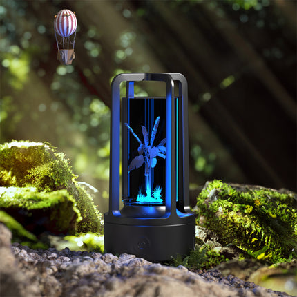 2-in-1 Acrylic Crystal Lamp with Bluetooth Speaker