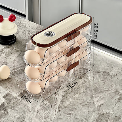 SmartRoll™ Multi-Layer Egg Organizer Box