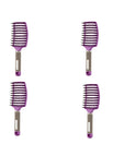 Purple / Brush / 4pc