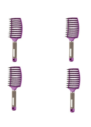 Hairbrush Anti Klit Brushy Haarborstel Women Detangler Hair Brush Bristle Nylon Scalp Massage  Teaser Hair Brush Comb