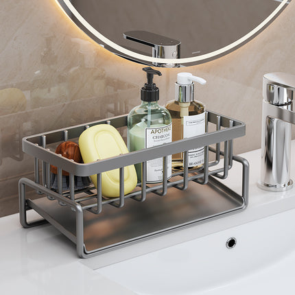 Multi-Functional Kitchen Sink Storage and Drainage Rack