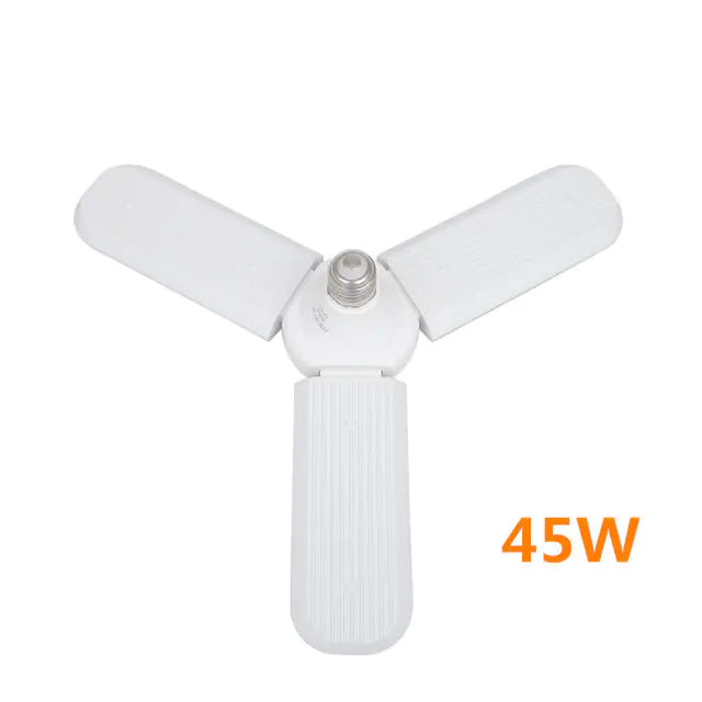 LED Folding Garage Light with Sensor and Bulb Design