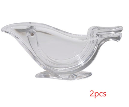 Transparent Acrylic Bird-Shaped Manual Lemon Juicer Squeezer