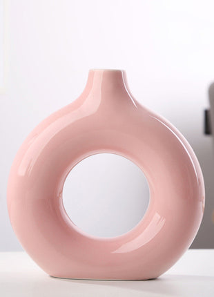 New Style Biscuit Vase Frosted Particle Flower Arranging Device
