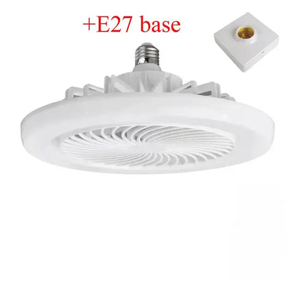 Cool Breeze Ceiling Fan Light — Soft Glow Bedside Light