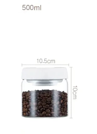 Vacuum Sealed Glass Storage Jar Set