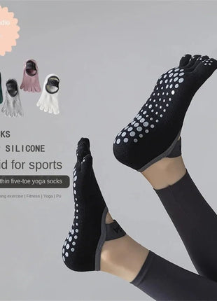 Knit Yoga Socks for Women Let Your Toes Breathe