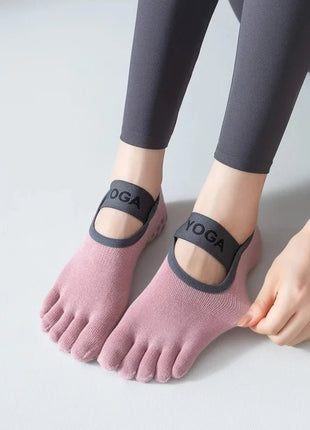 Knit Yoga Socks for Women Let Your Toes Breathe